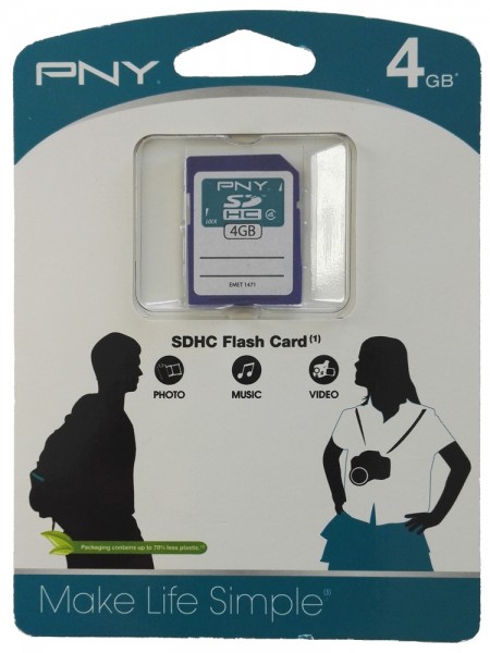 PNY 4GB Speicherkarte SDHC Class 4
